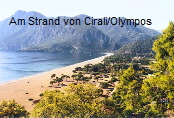 Am Strand von Cirali/Olympos